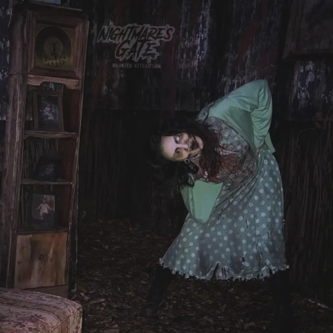 Interior scene at Nightmare's Gate in Northford, Connecticut