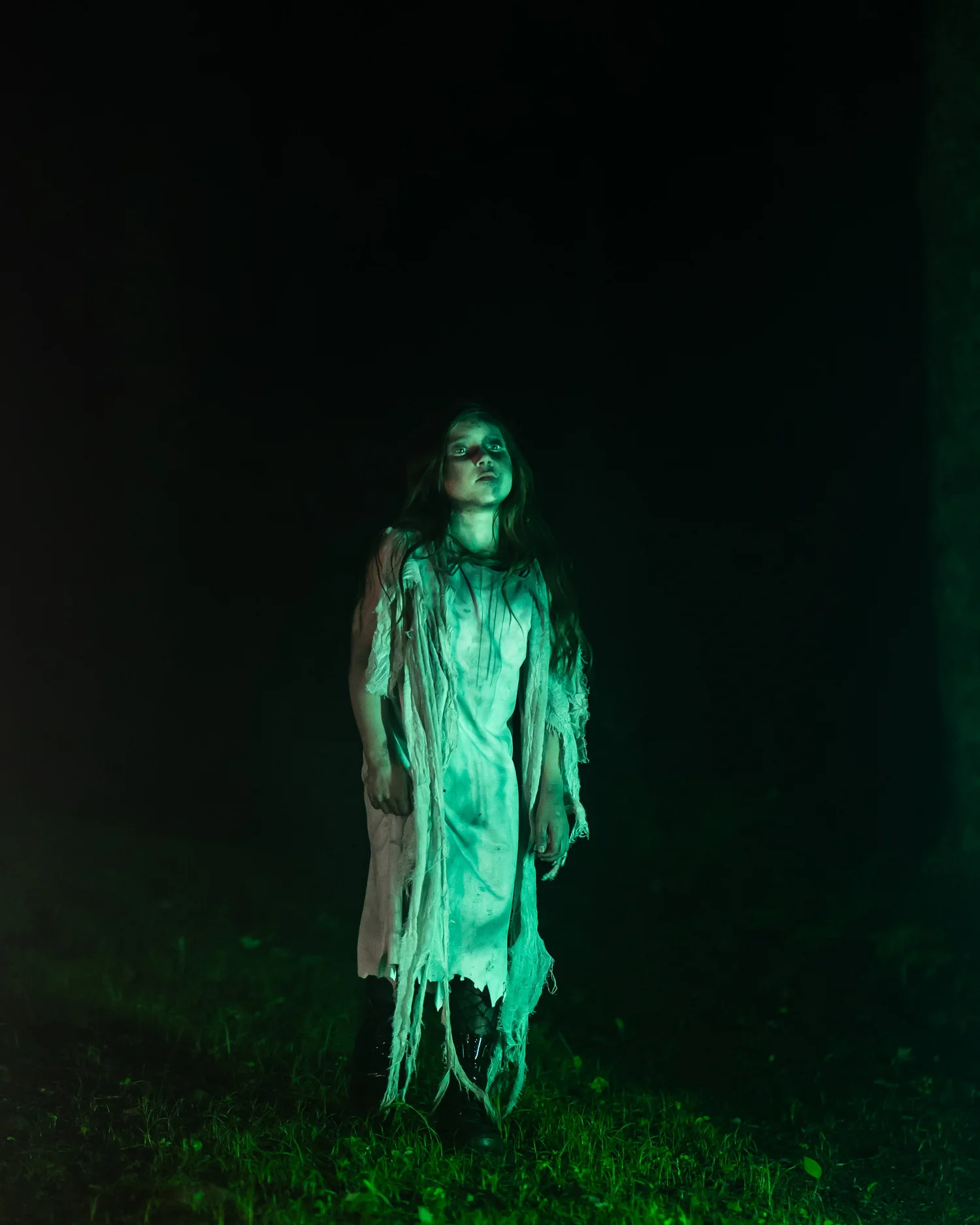 Costumed performer in character at Nightmare's Gate